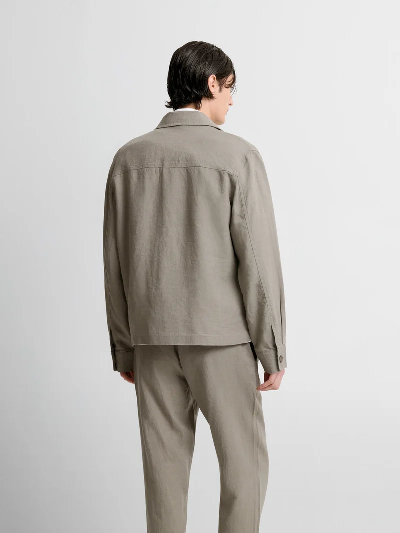Veste casual regular col chemise