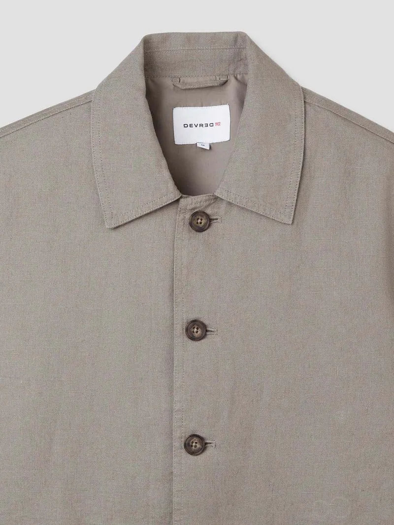 Veste casual regular col chemise