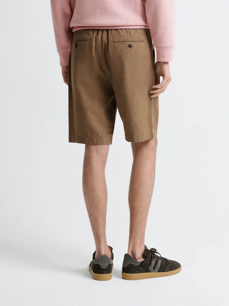 Bermuda en coton lin