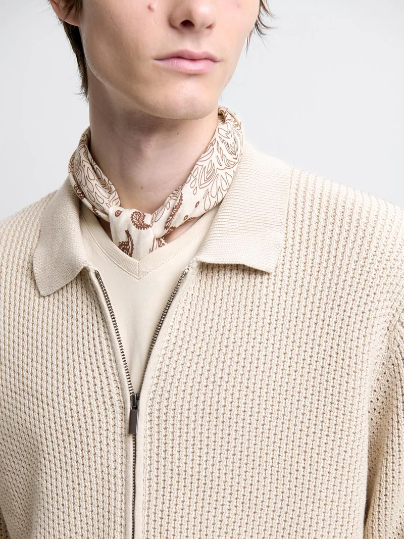 Cardigan en coton bio