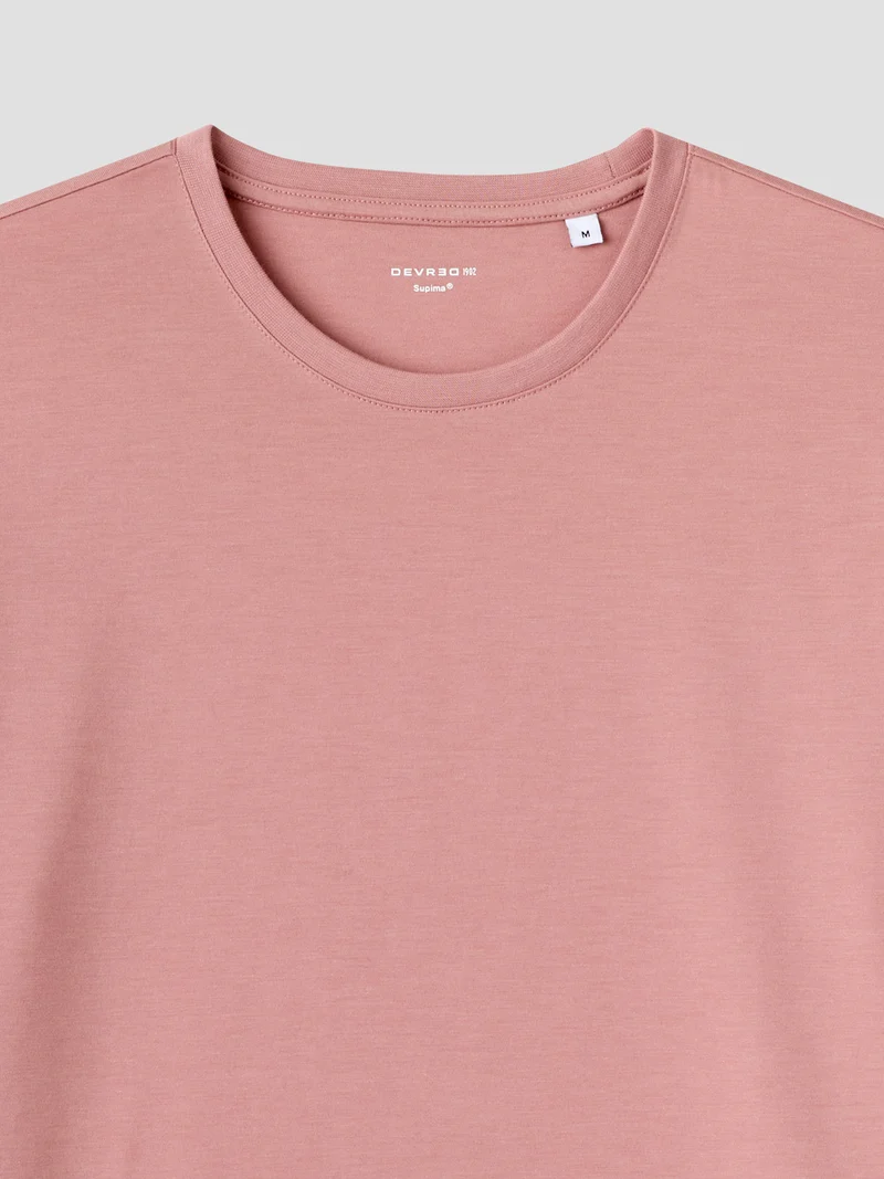 T-shirt col rond mélange coton Supima®
