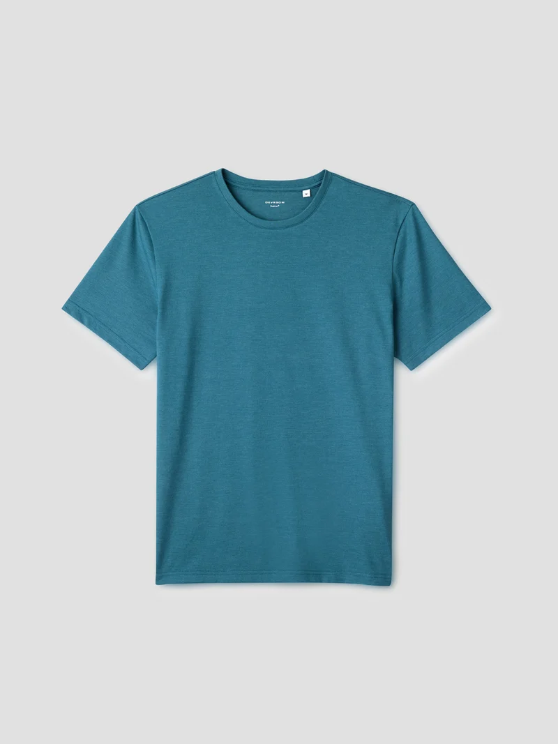 T-shirt col rond mélange coton Supima®