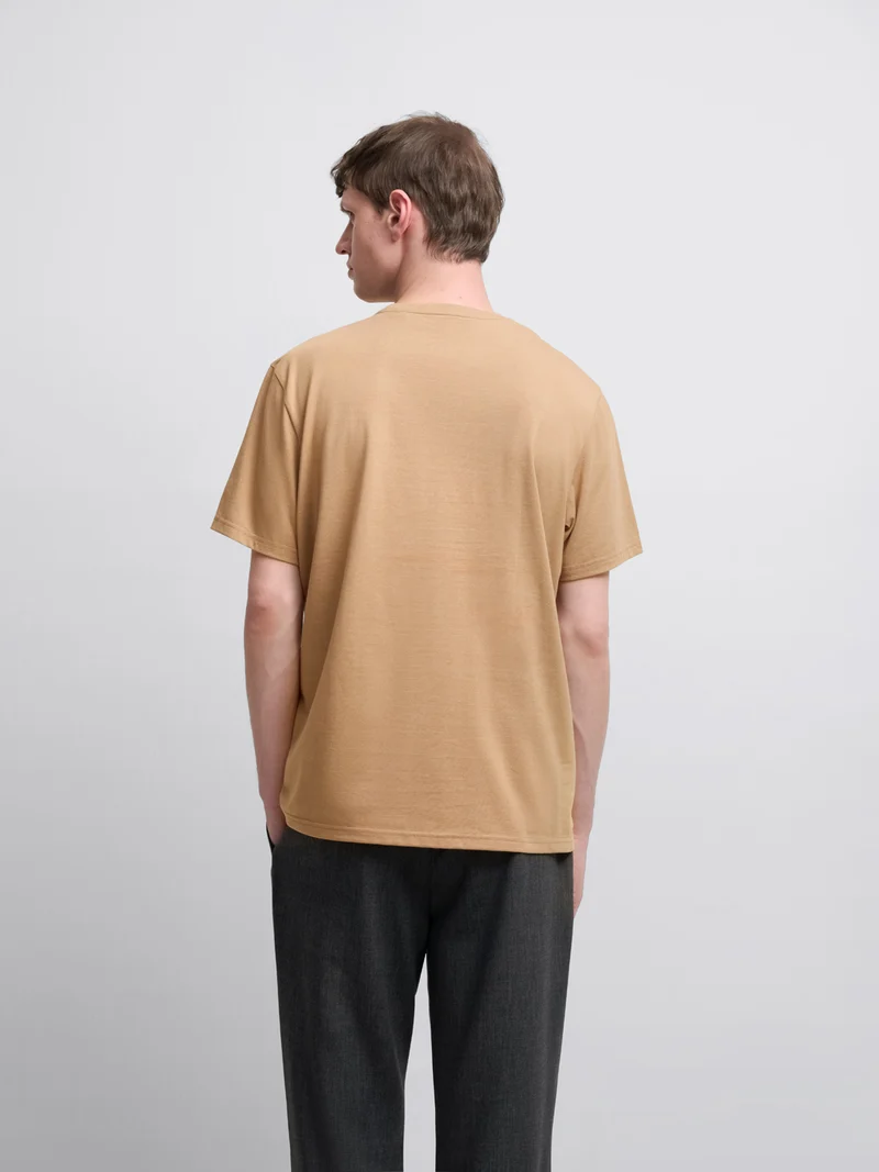 T-shirt col rond mélange coton Supima®