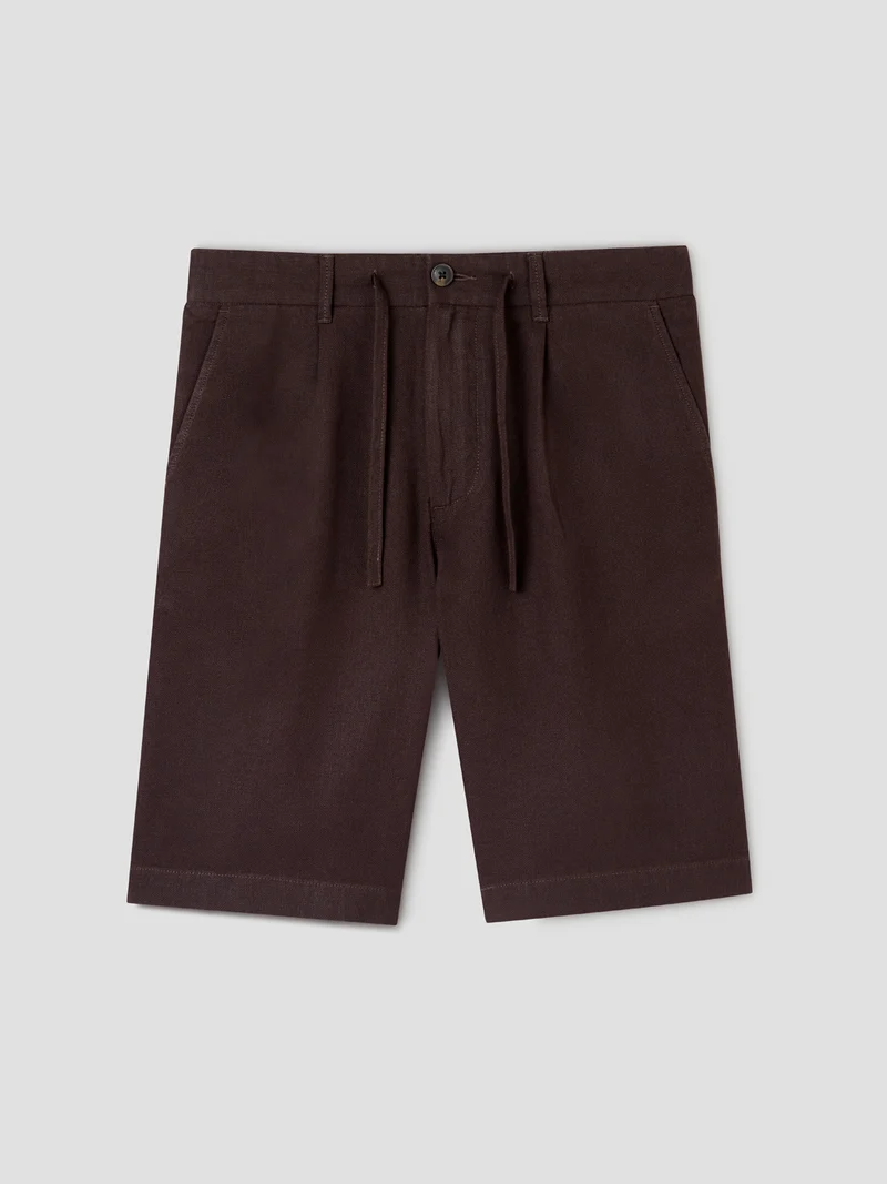 Bermuda en coton lin