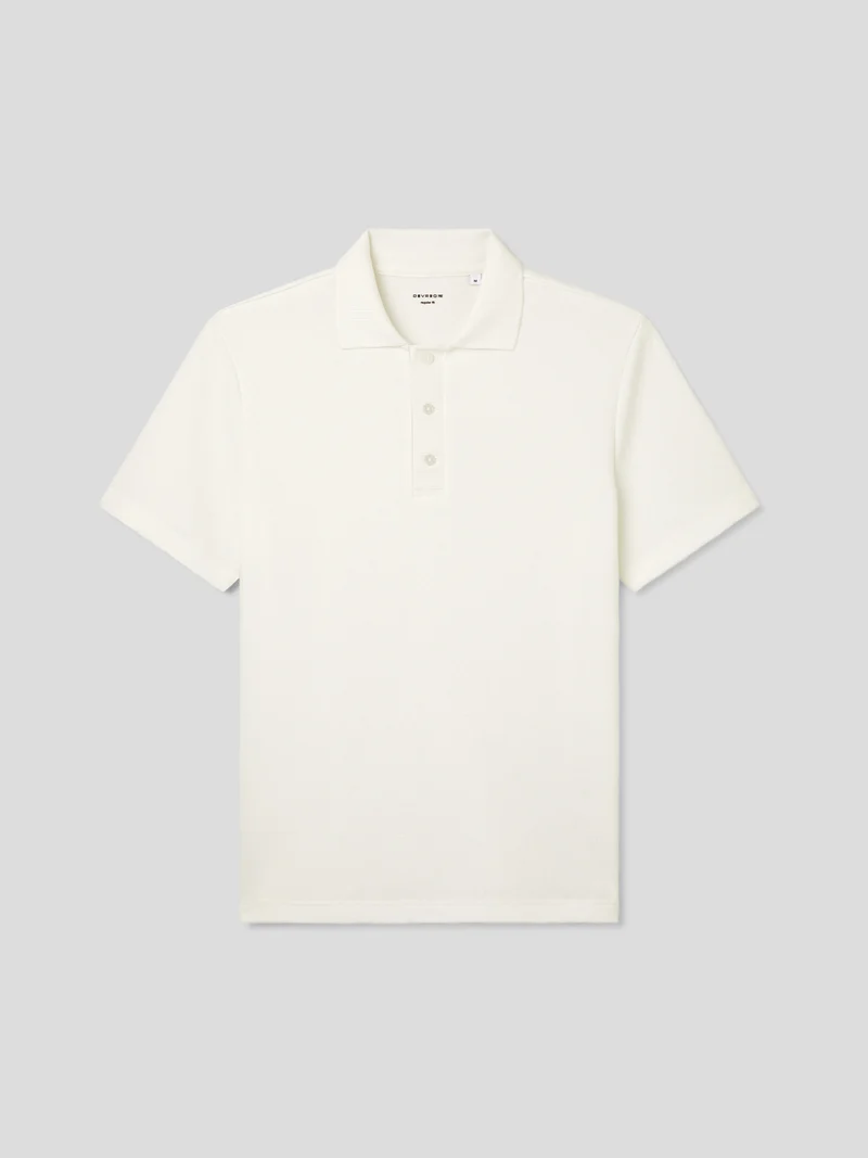 Polo regular col boutonné