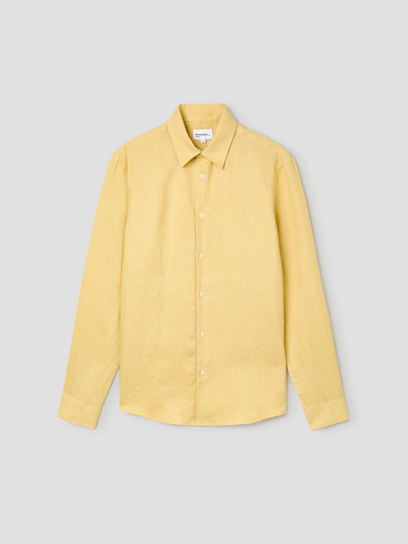 Chemise slim en lin