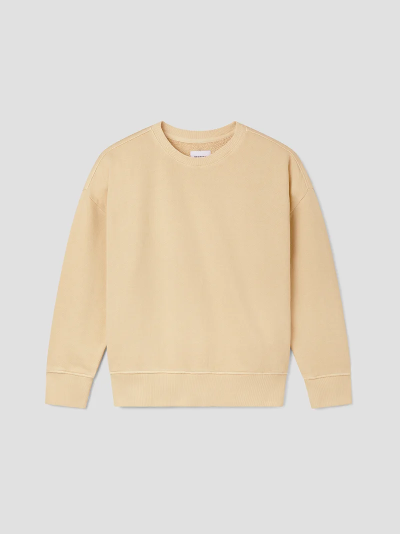 Sweat col rond en coton