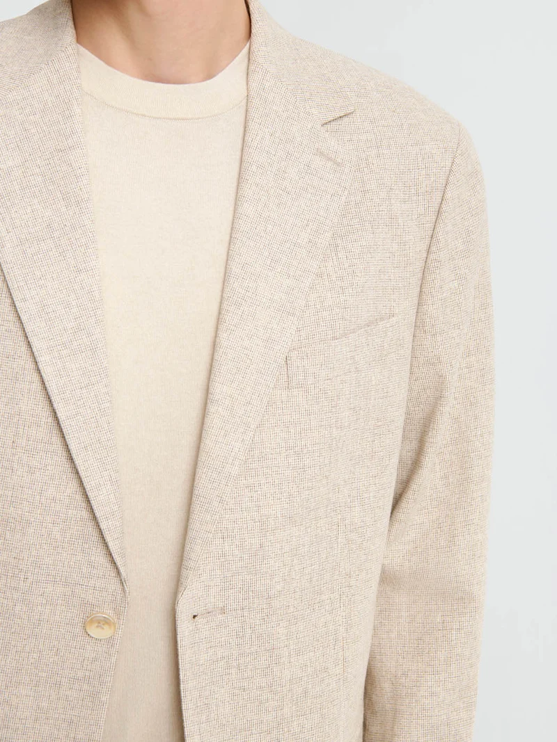 Veste de costume slim à motif