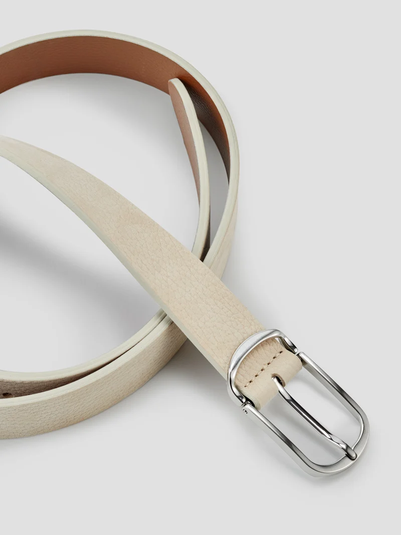 Ceinture en cuir grainé