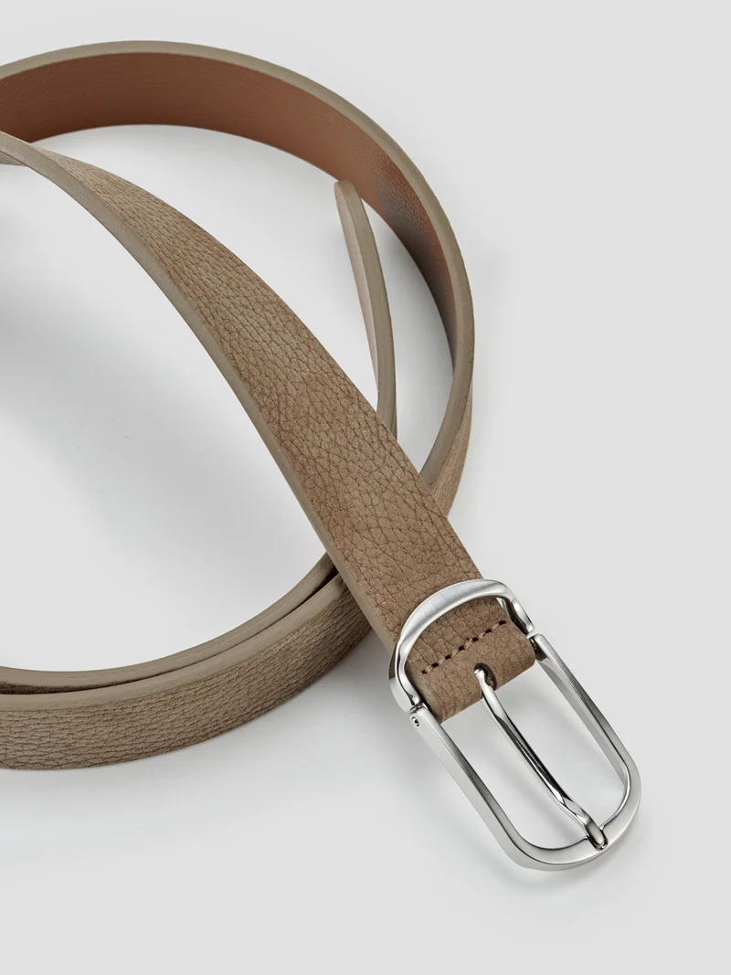 Ceinture en cuir grainé