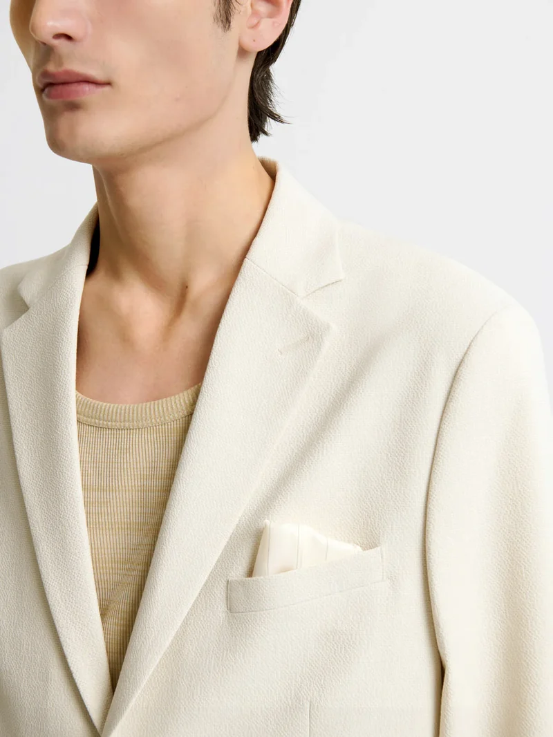 Costume 2 pièces slim bistretch blanc neige