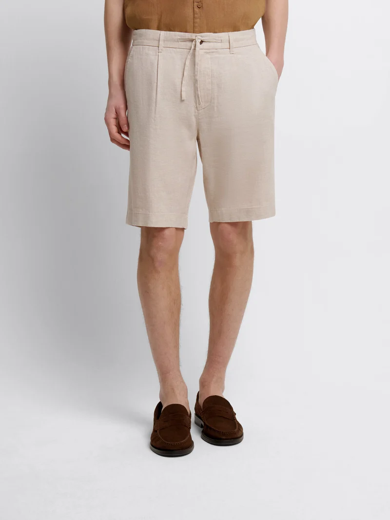 Bermuda en coton lin