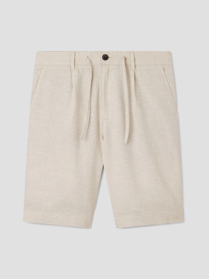Bermuda en coton lin