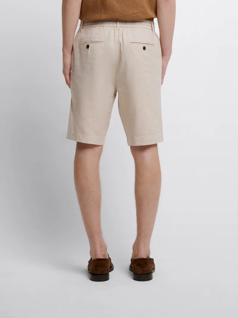 Bermuda en coton lin