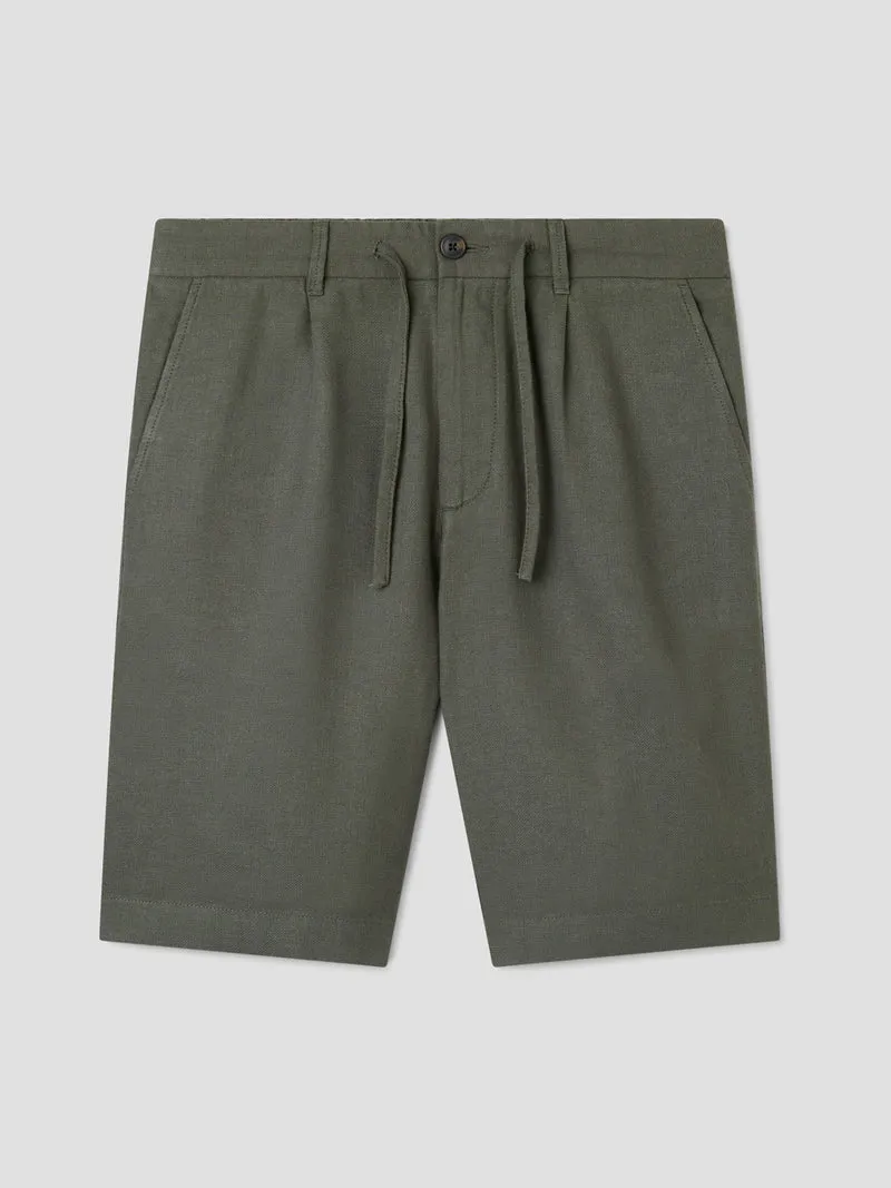 Bermuda en coton lin