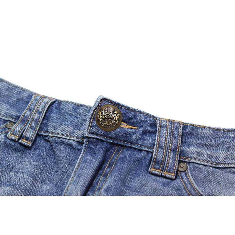 UNIQUE | Boutons à Jeans sans couture | Emblème en Laiton Antique | 20 mm (3⁄4″)