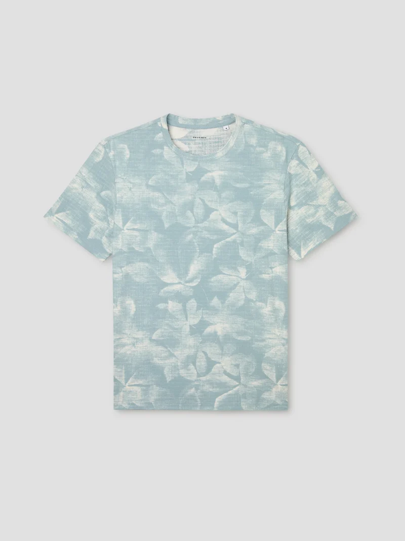 T-shirt col rond à motifs