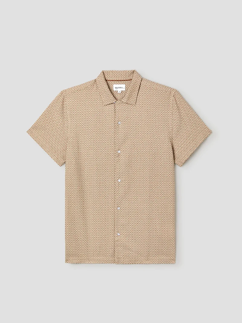 Chemise manches courtes fantaisie