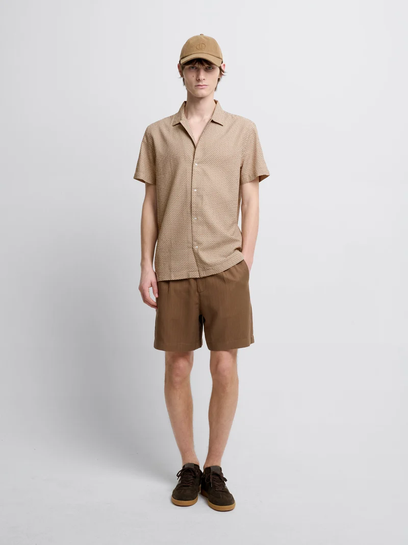 Chemise manches courtes fantaisie
