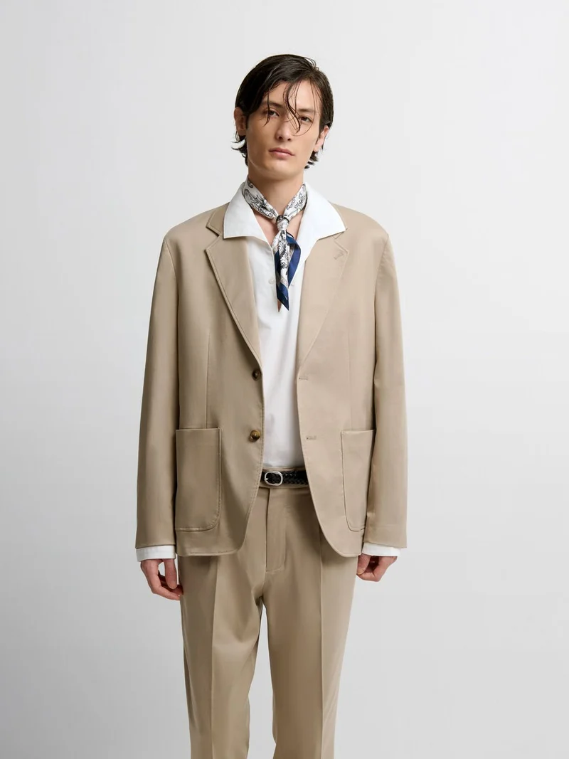Costume 2 pièces regular beige - L'atelier