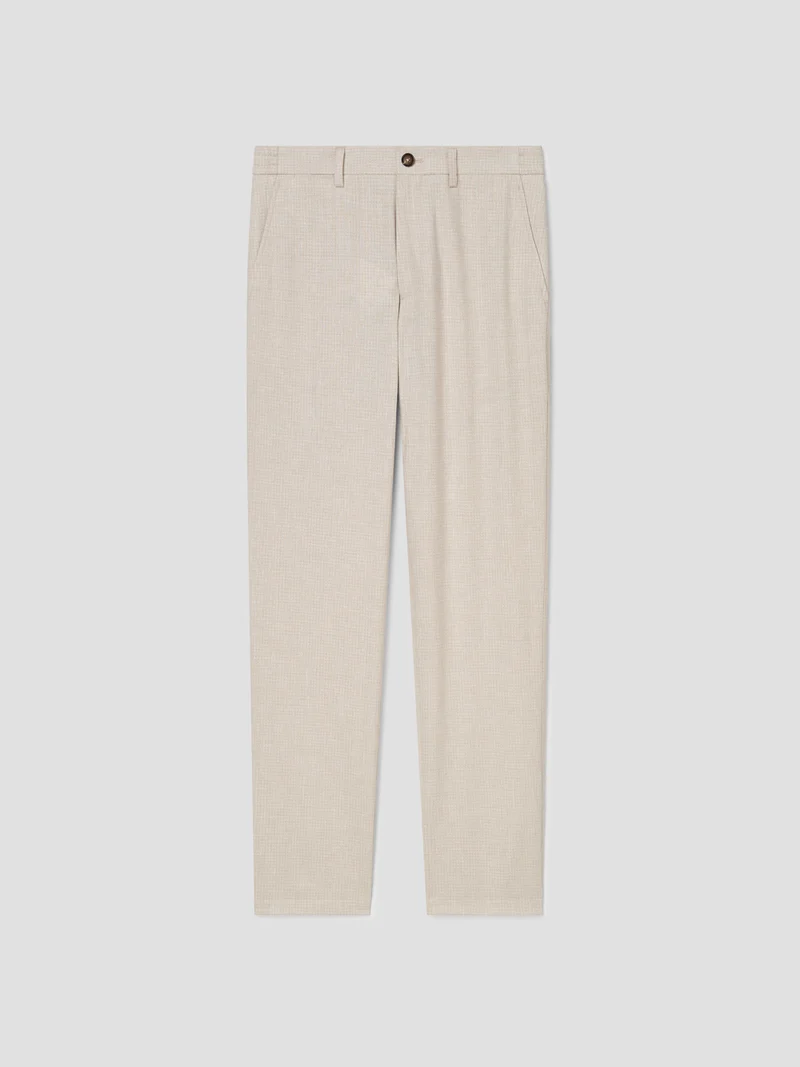 Chino en coton lin