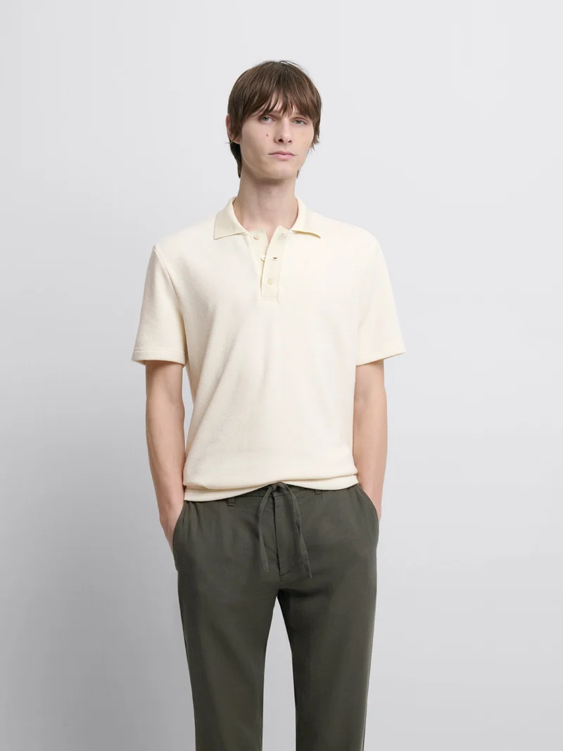 Polo col boutonné