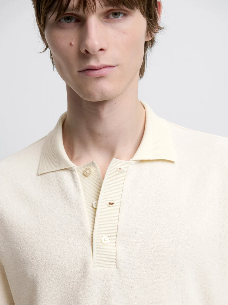 Polo col boutonné