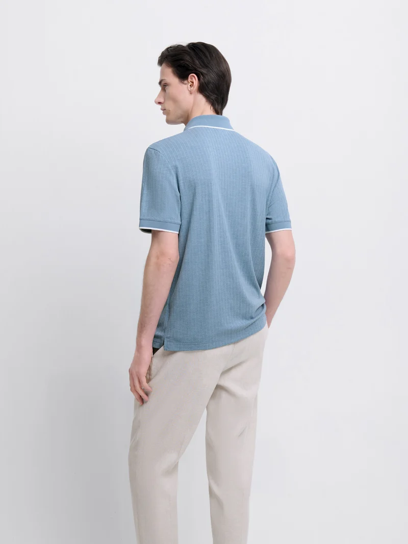 Polo col boutonné