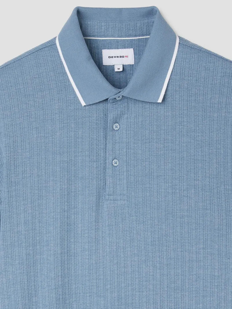 Polo col boutonné