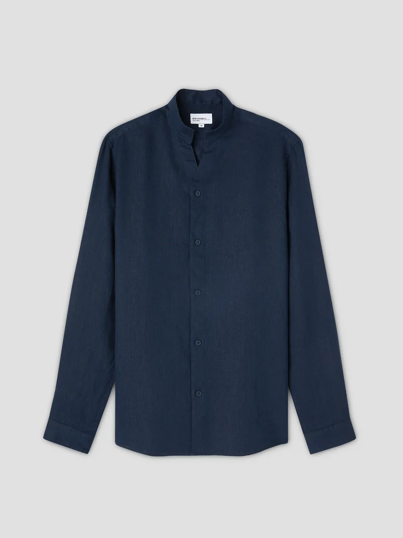 Chemise slim en lin