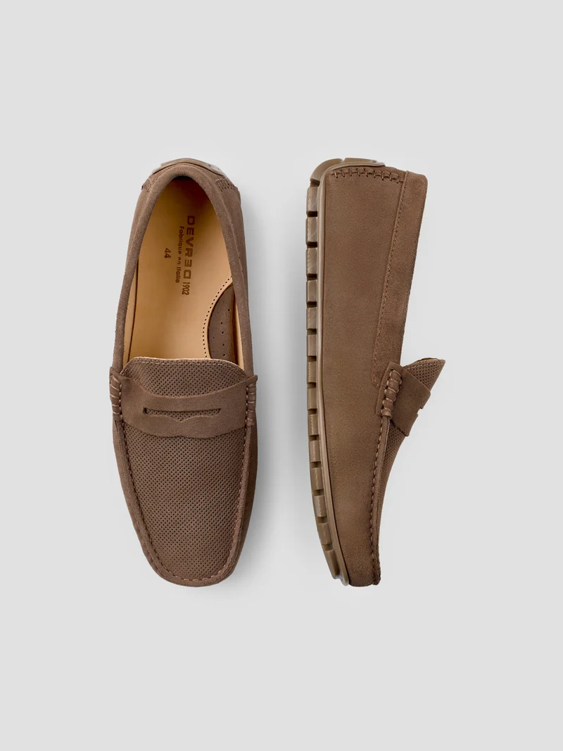 Mocassins en cuir