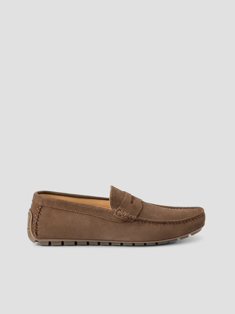 Mocassins en cuir