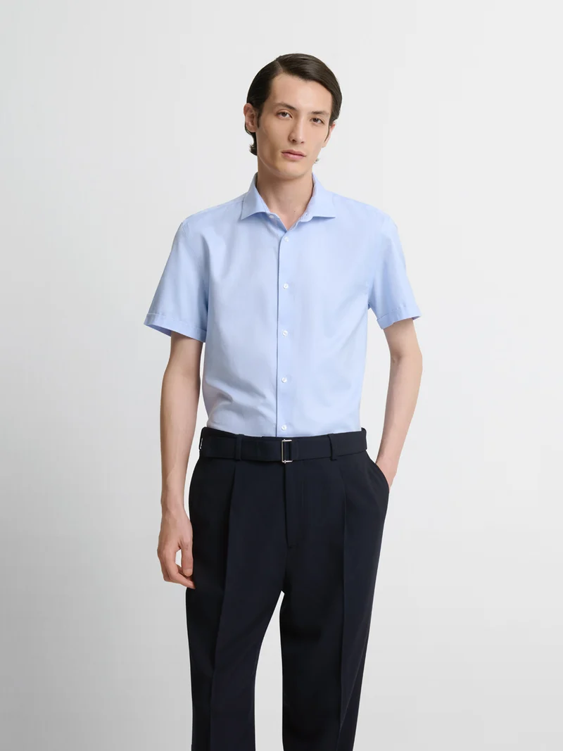 Chemise manches courtes sans repassage