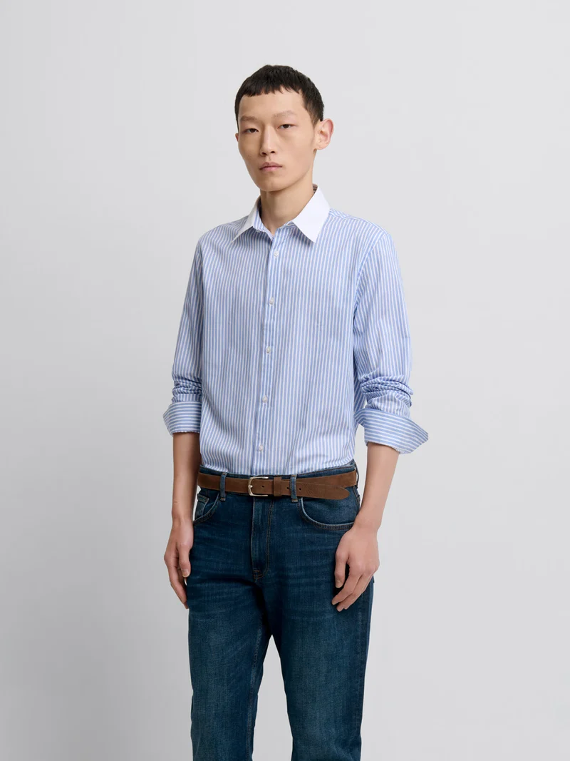 Chemise slim rayée