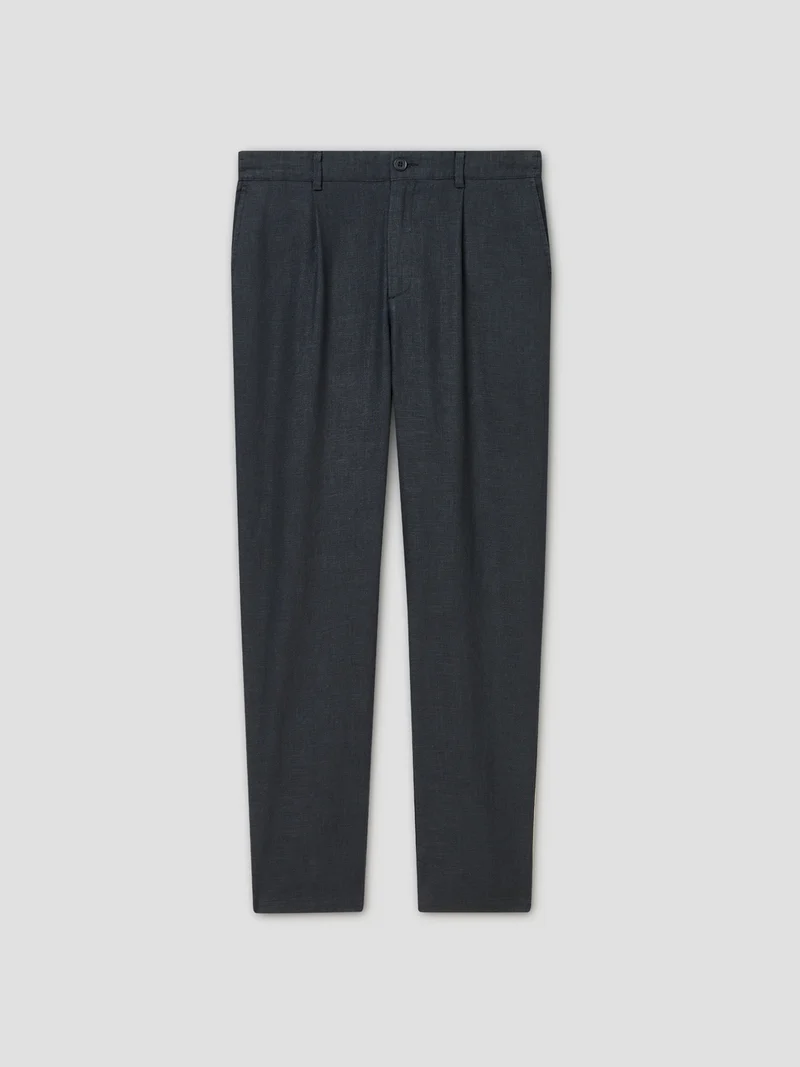 Chino en coton lin