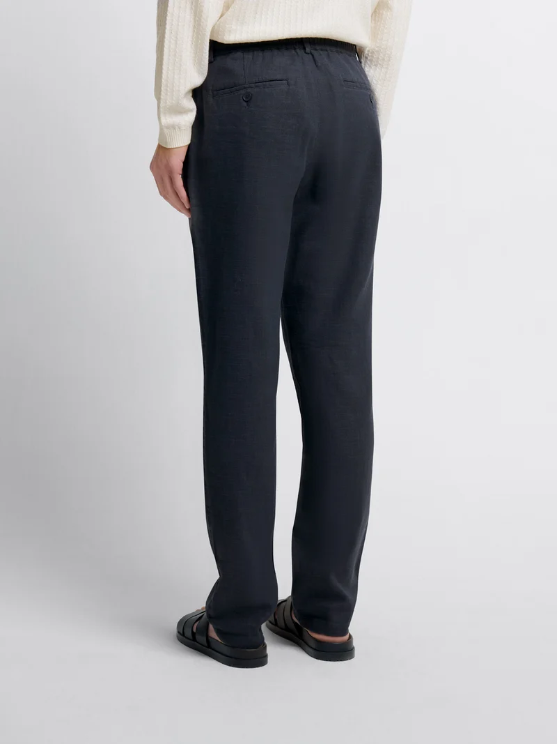 Chino en coton lin