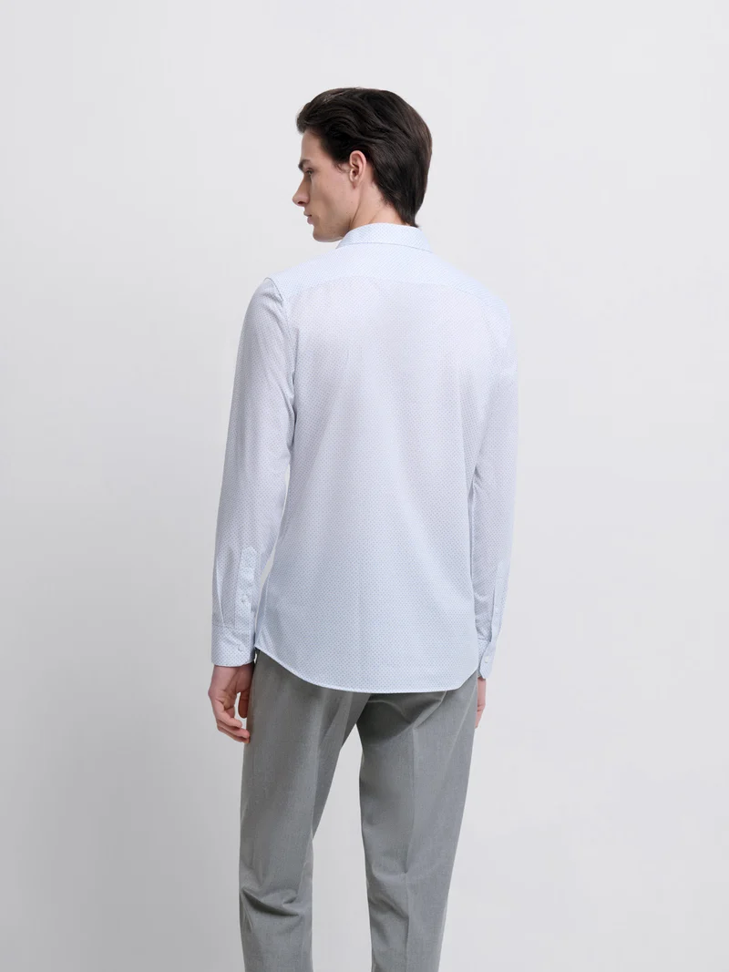 Chemise extraslim à motifs