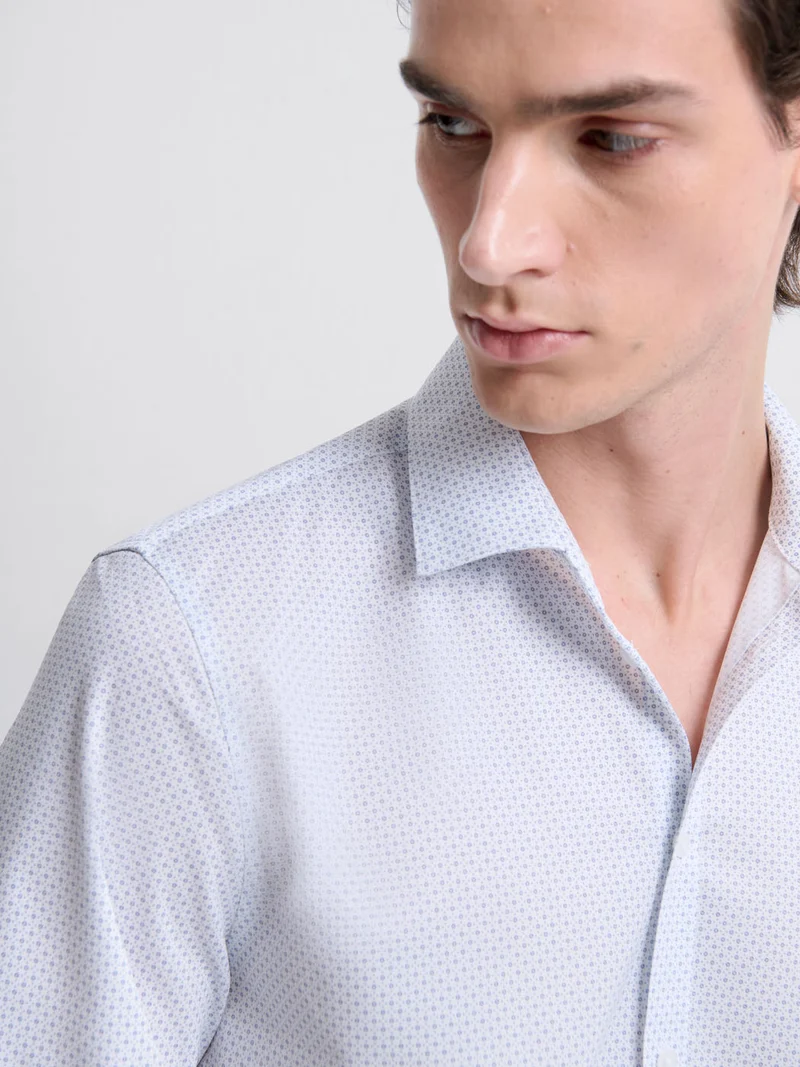 Chemise extraslim à motifs