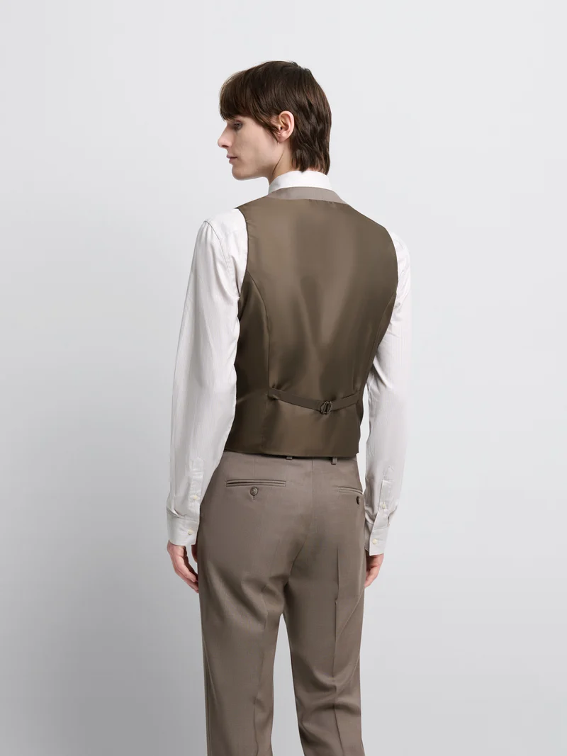 Gilet de costume en laine