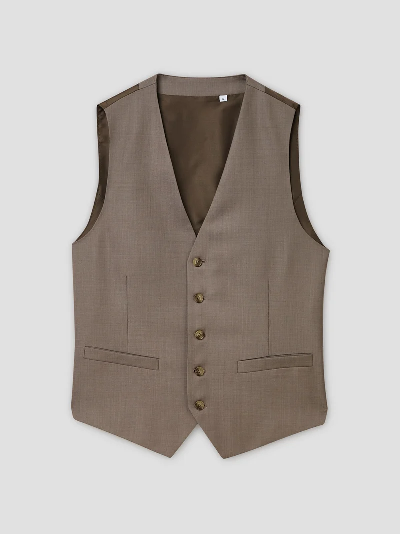 Gilet de costume en laine