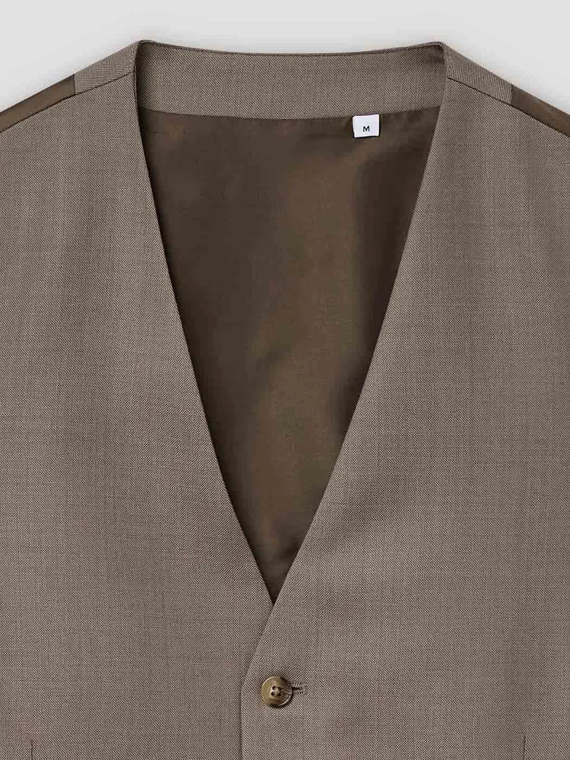 Gilet de costume en laine