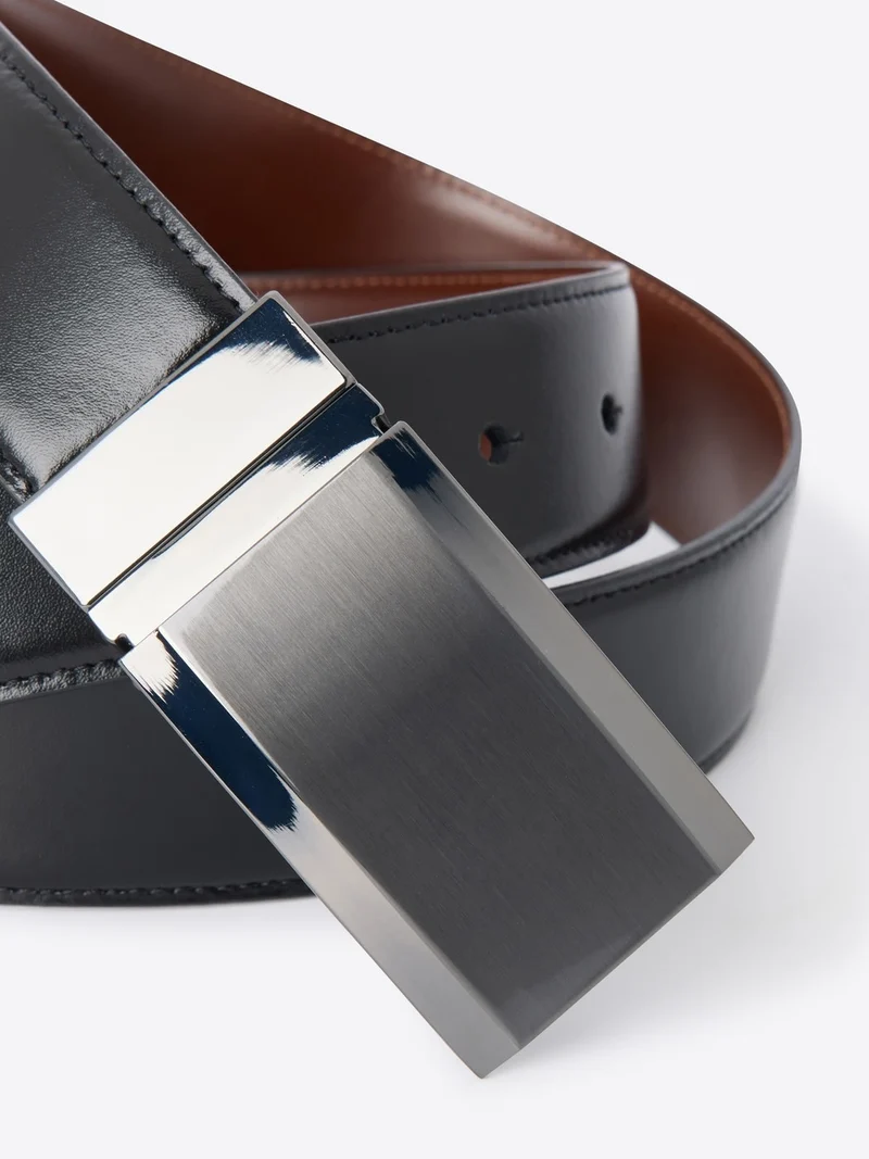 Ceinture réversible en cuir certifié