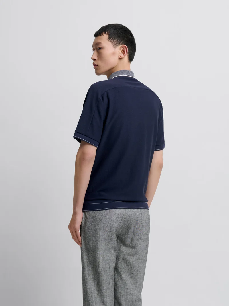 Polo col boutonné