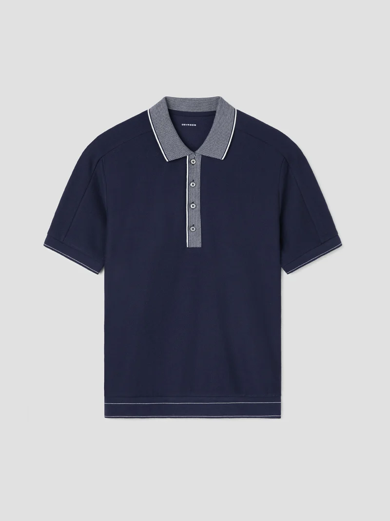 Polo col boutonné