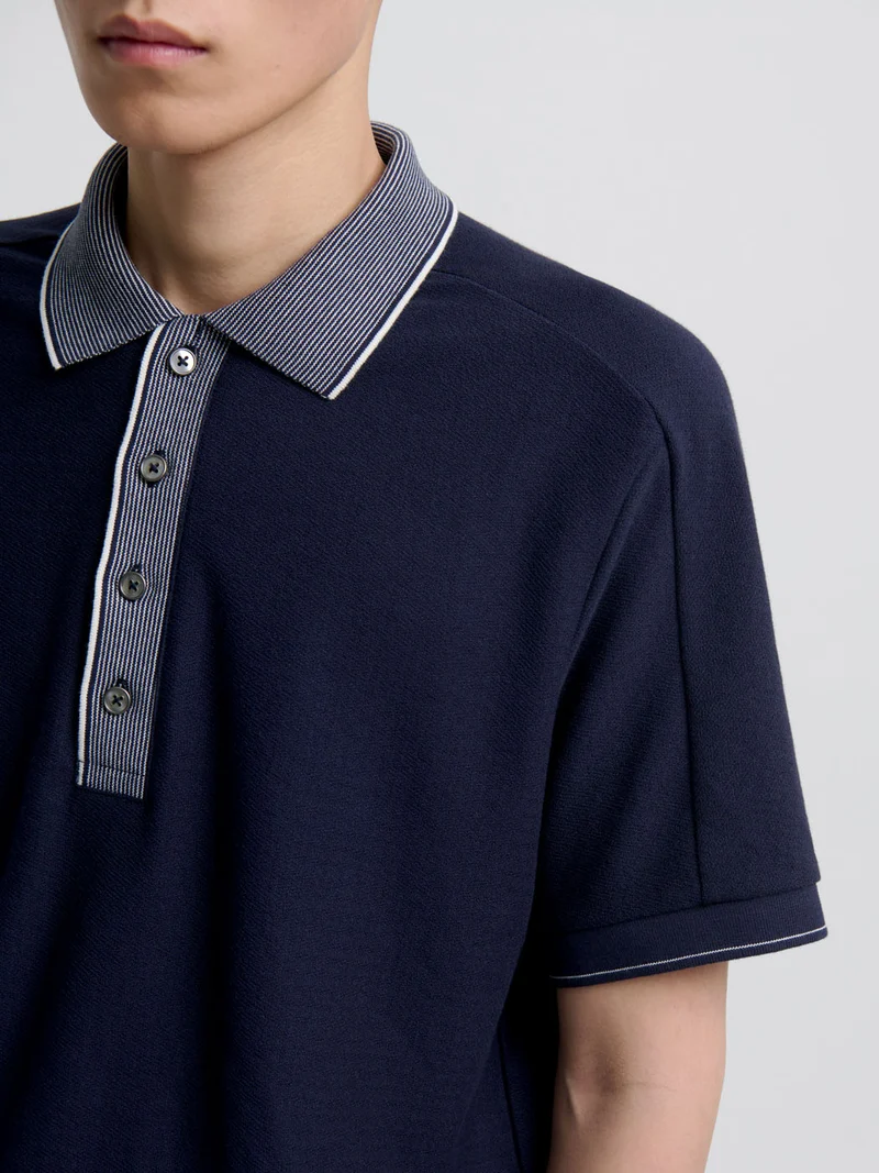 Polo col boutonné
