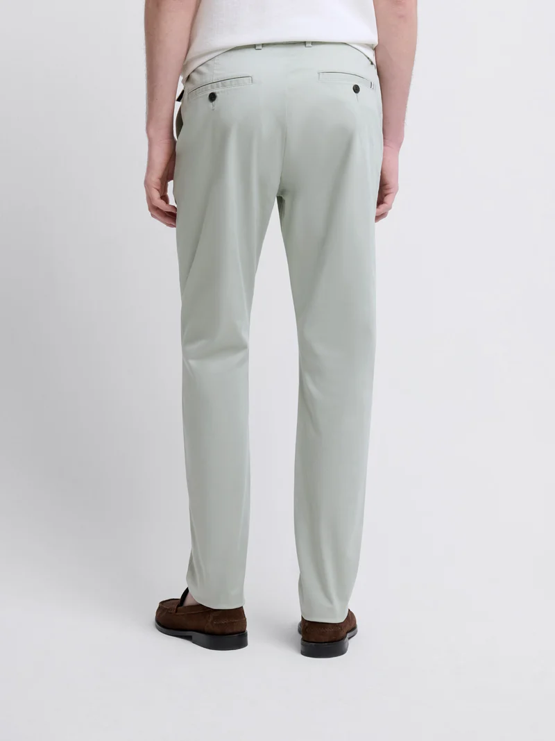 Chino en coton mélangé
