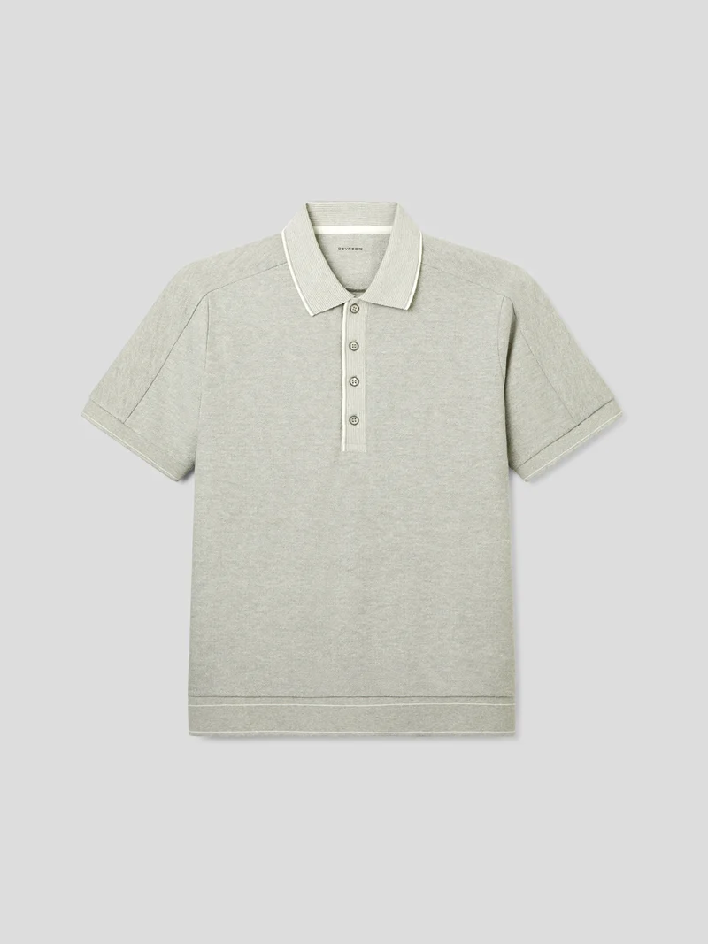 Polo col boutonné