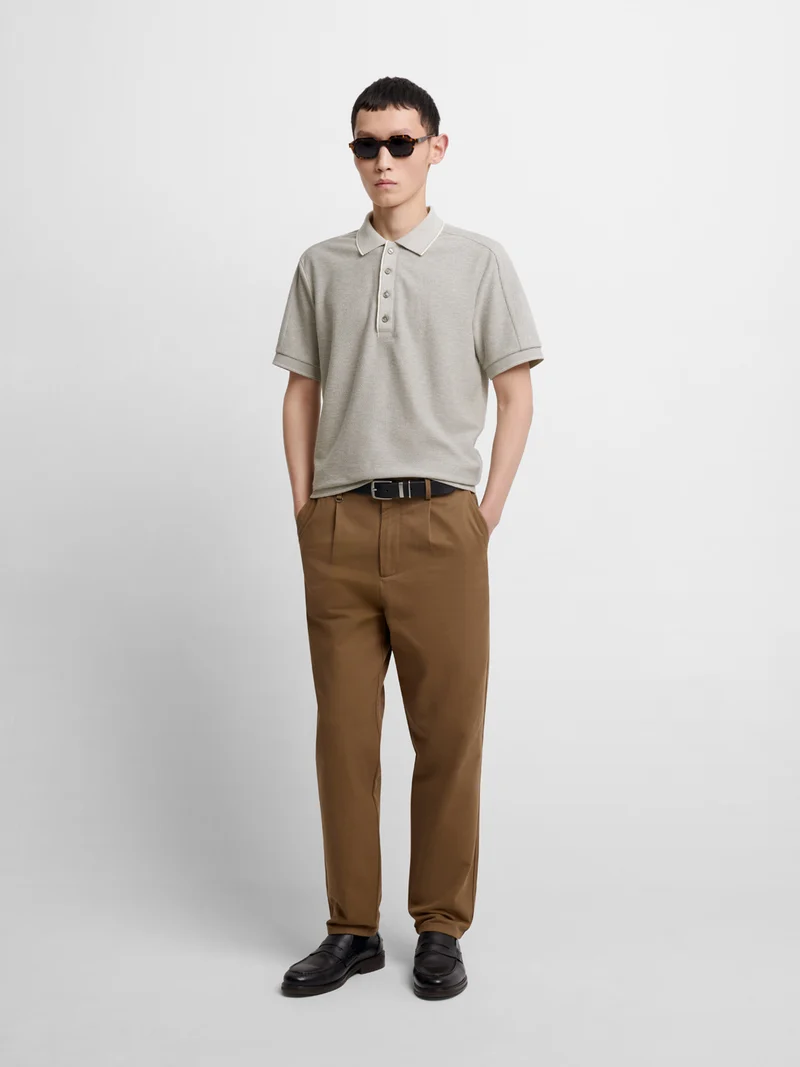 Polo col boutonné