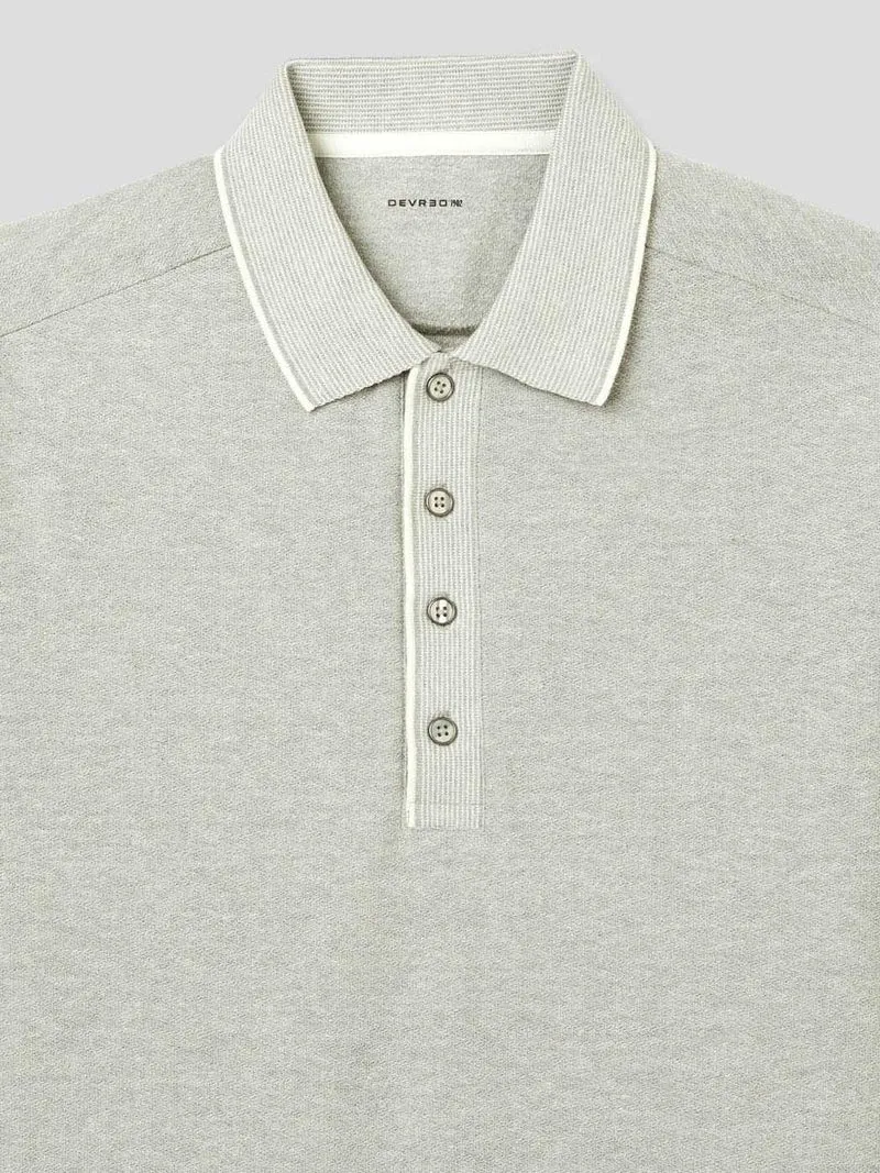 Polo col boutonné