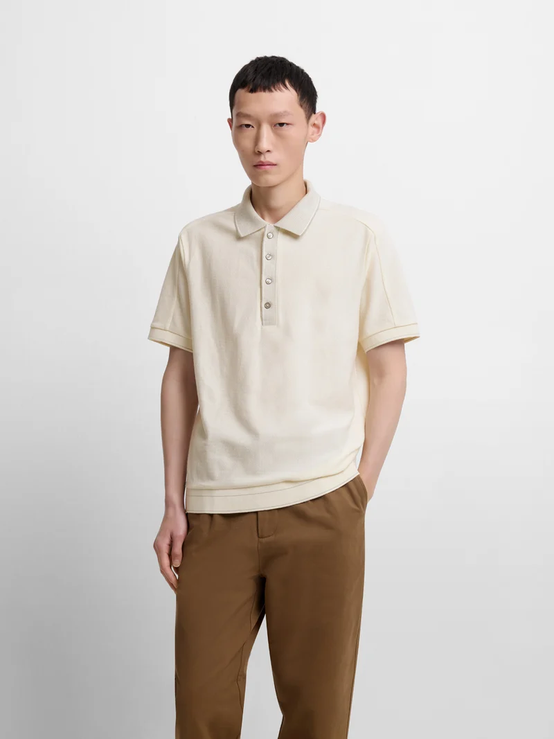 Polo col boutonné